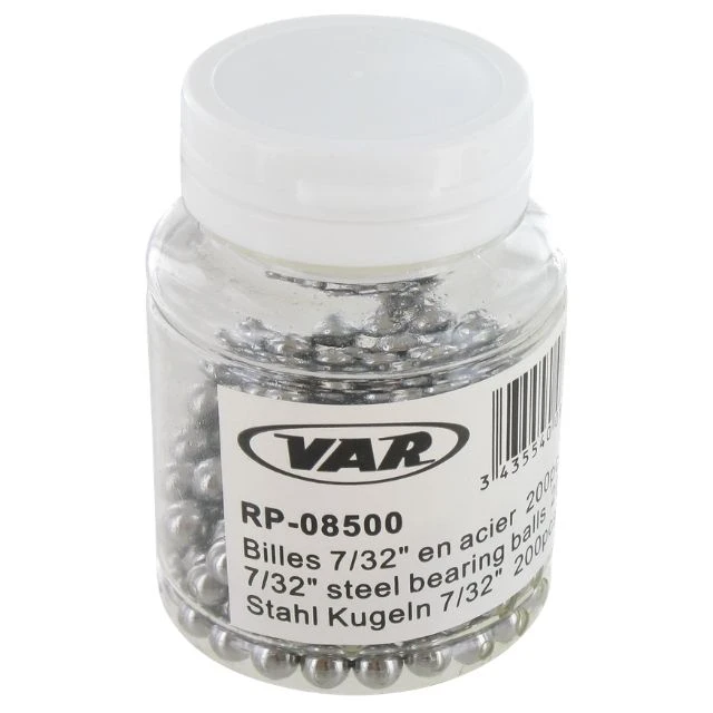 Sachet de 200 billes Var professionnel 7/32 5.55mm