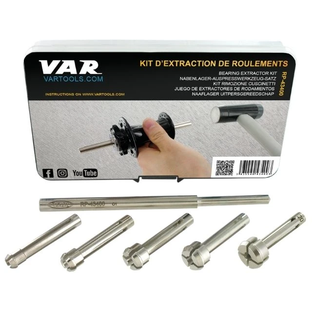 Kit d'extraction Var professionnel pour roulements 10-20mm