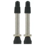 Lot de 2 valves Presta en laiton Var 44mm
