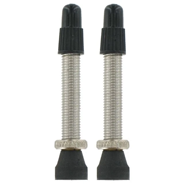 Lot de 2 valves Presta en laiton Var 44mm
