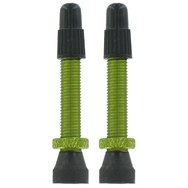 Lot de 2 valves presta en aluminium Var 35mm vert