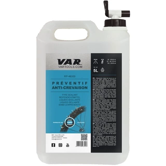 Préventif anti-crevaison tubeless Var 5 litres