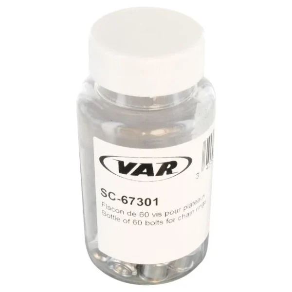 Lot de 60 vis Var pour plateaux de pédalier