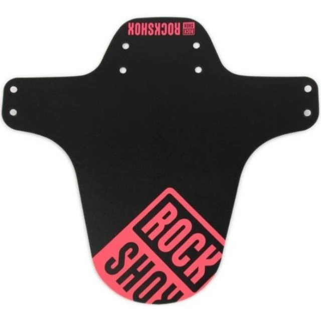 Garde-boue Rockshox pour fourches VTT noir et rose