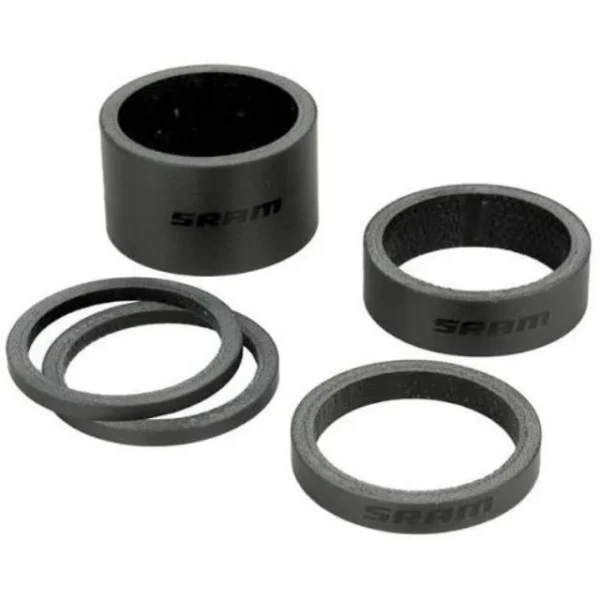 Lot de 4 entretoises carbone Sram UD pivot 1"1/8