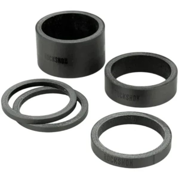 Entretoises de direction carbone UD Rockshox 1-1/8 pouce