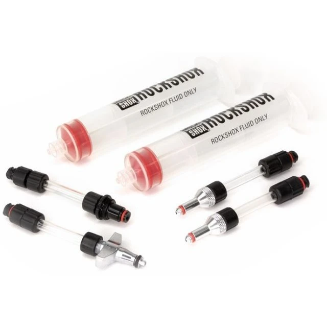 Kit de purge universel Rockshox Standard avec embouts Charger et Bleeding Edge