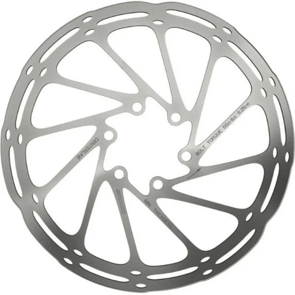Disque de frein Sram Centerline arrondi 6 trous 200mm Argent