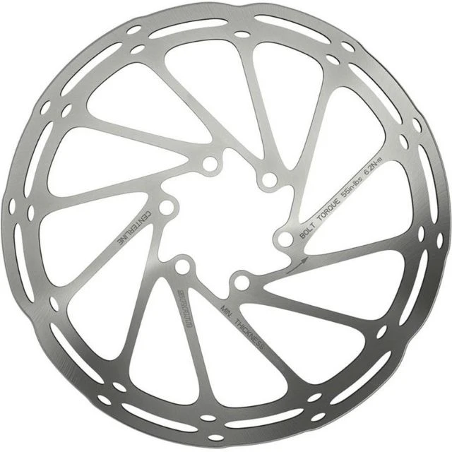 Disque de frein Sram Centerline arrondi 6 trous 200mm Argent
