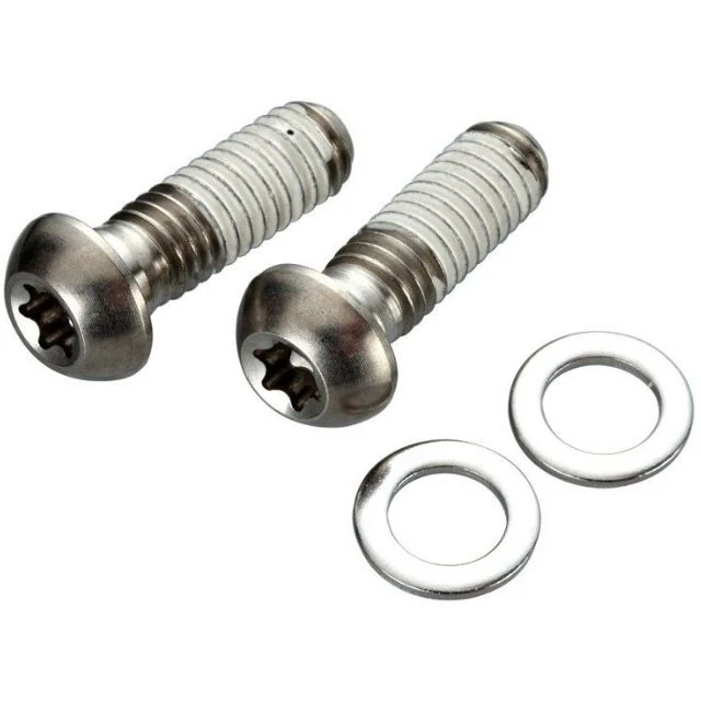 Lot de 2 vis d'étrier postmount Sram titane Argent