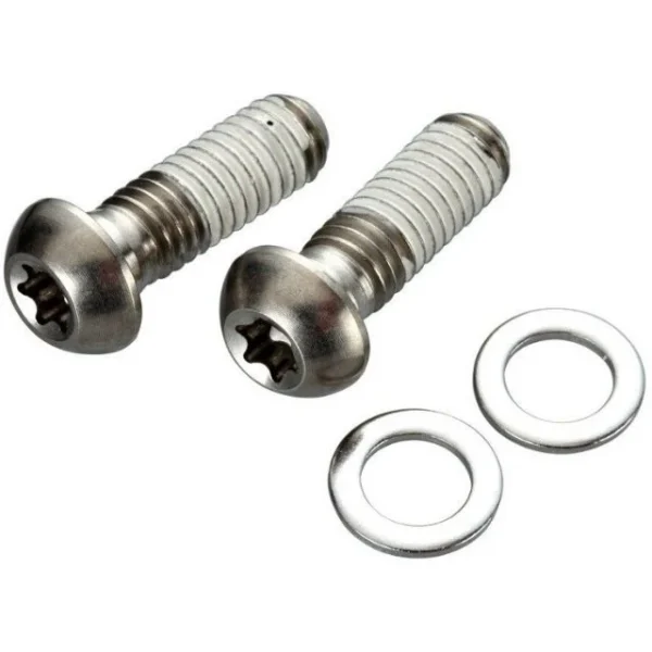 Lot de 2 vis d'étrier postmount Sram titane Argent