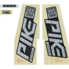 Autocollants Rockshox Pike Ultimate argent et noir 3