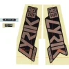 Autocollants Rockshox Lyrik Ultimate cuivre et noir 2
