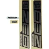 Autocollants Rockshox ZEB Ultimate blanc et noir 3