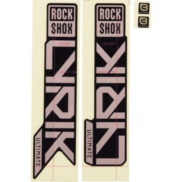 Autocollants Rockshox Lyrik Ultimate cuivre et noir