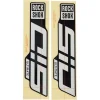 Autocollants Rockshox SID 35mm Ultimate blanc et noir 3