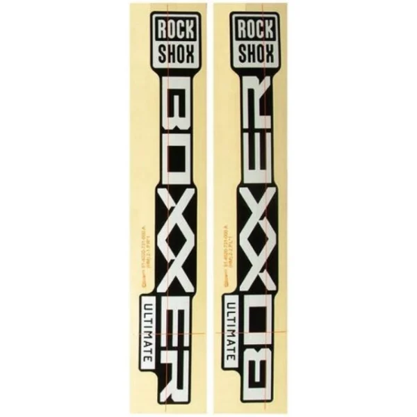 Autocollants Rockshox BoXXer Argent et noir