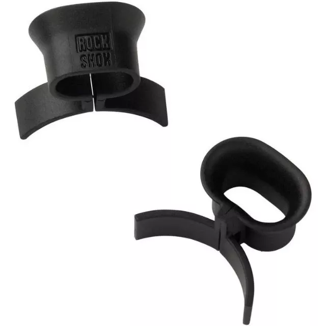Lot de 2 guide de cable et durite Rockshox noir
