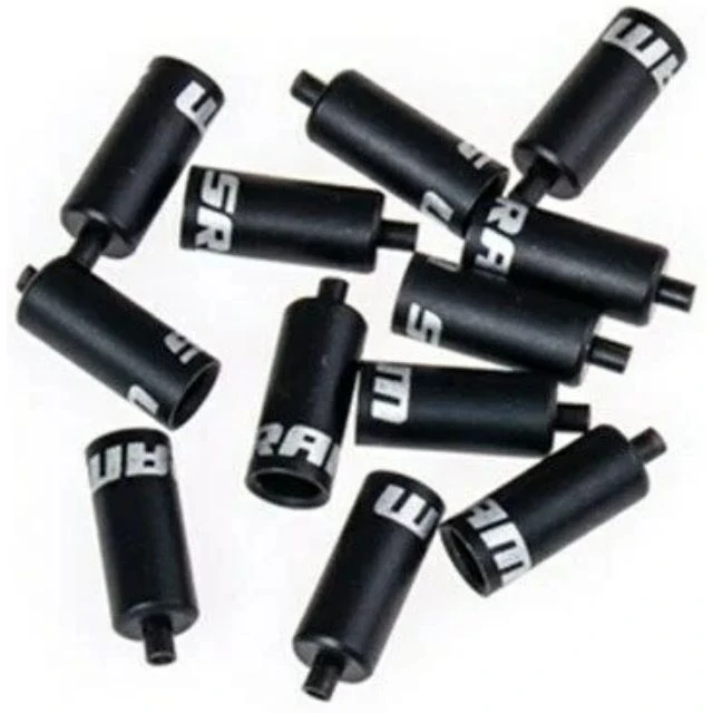 Lot de 100 embouts courts de gaine de dérailleur Sram 4mm noir