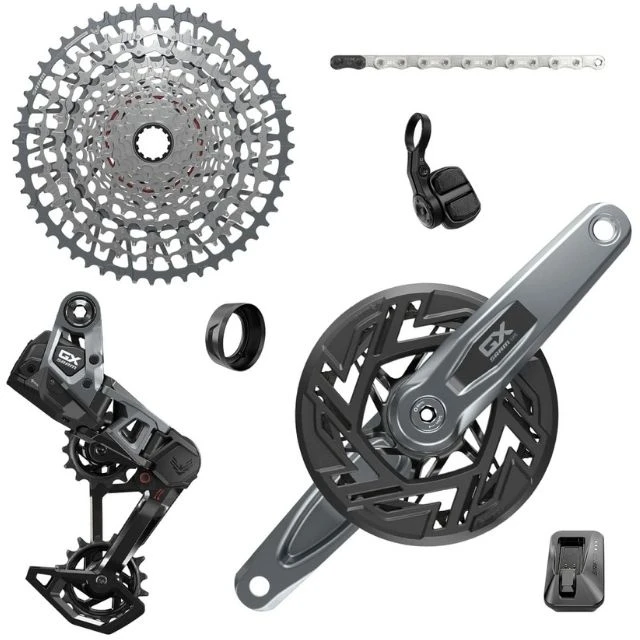 Groupe complet Sram E-MTB GX Bosch ISIS AXS Eagle 12v 160mm 10-52