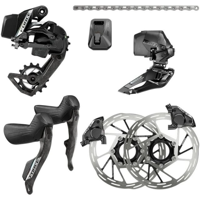 Groupe complet Sram Force AXS E2 2x12v 160mm