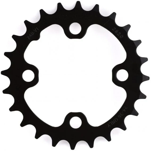 Plateau intérieur Sram 2v/3v 24 dents 64 BCD noir