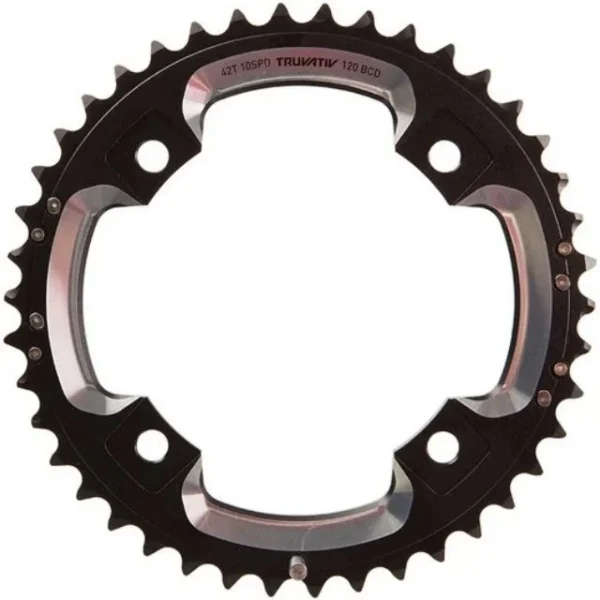 Plateau extérieur Sram X0/X9 2v 42 dents 120 BCD GXP noir