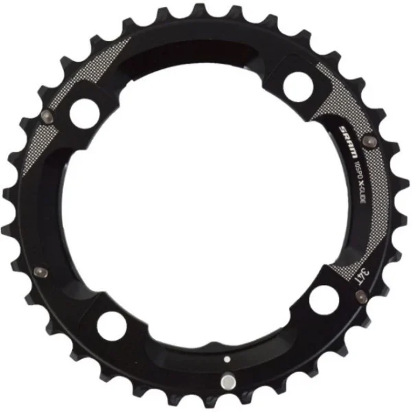Plateau extérieur Sram VTT 10v 34 dents 104mm BCD noir