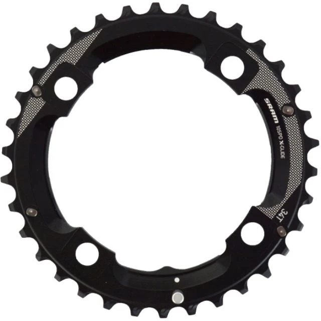Plateau extérieur Sram VTT 10v 34 dents 104mm BCD noir