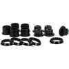 Lot de 5 vis de cheminée Sram Aero acier noir 3