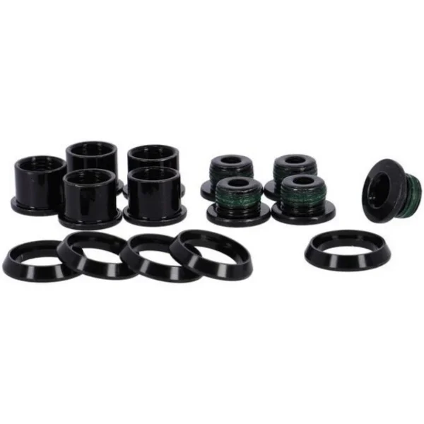 Lot de 5 vis de cheminée Sram Aero acier noir