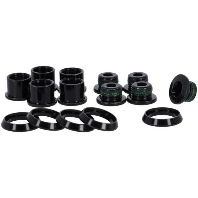Lot de 5 vis de cheminée Sram Aero acier noir