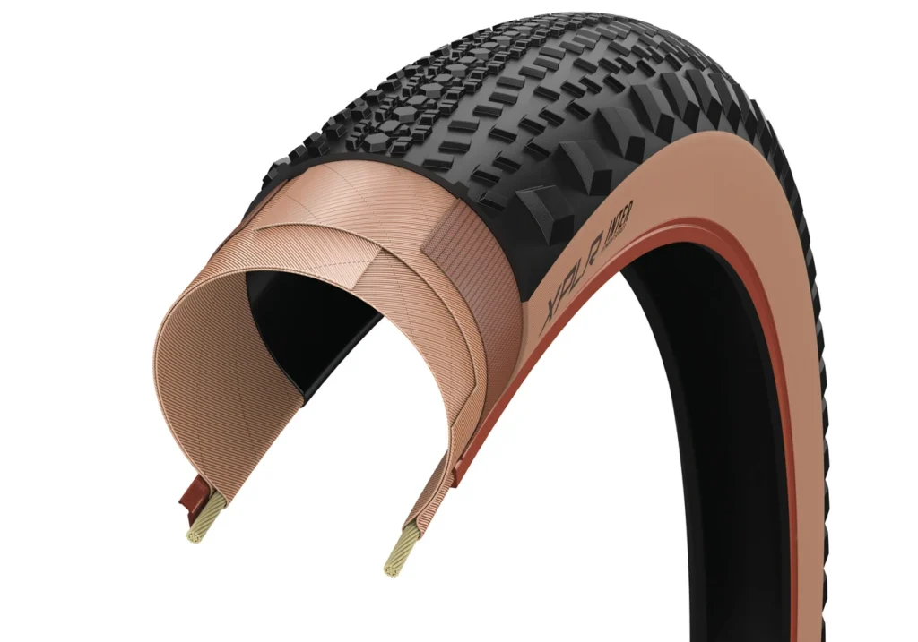 Bienvenue chez Jihercet 9 Pneu gravel Zipp Goodyear XPLR Inter Tubeless 700x45c beige et noir
