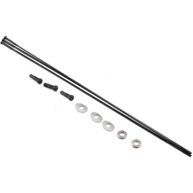 Lot de 3 rayons Zipp CX-Ray droits 280mm noir