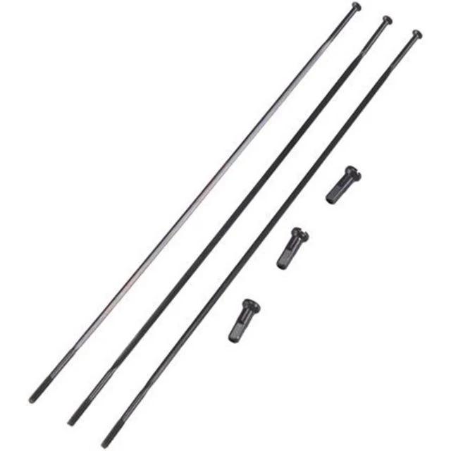 Lot de 3 rayons Zipp CX-Sprint coudés 268mm noir