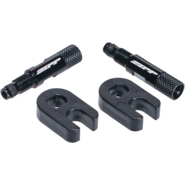 Lot de 2 extensions de valve aluminium Zipp Tangente 41mm noir